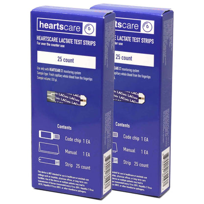 HeartsCare C1 - Lactate Test Strips (50 Counts)