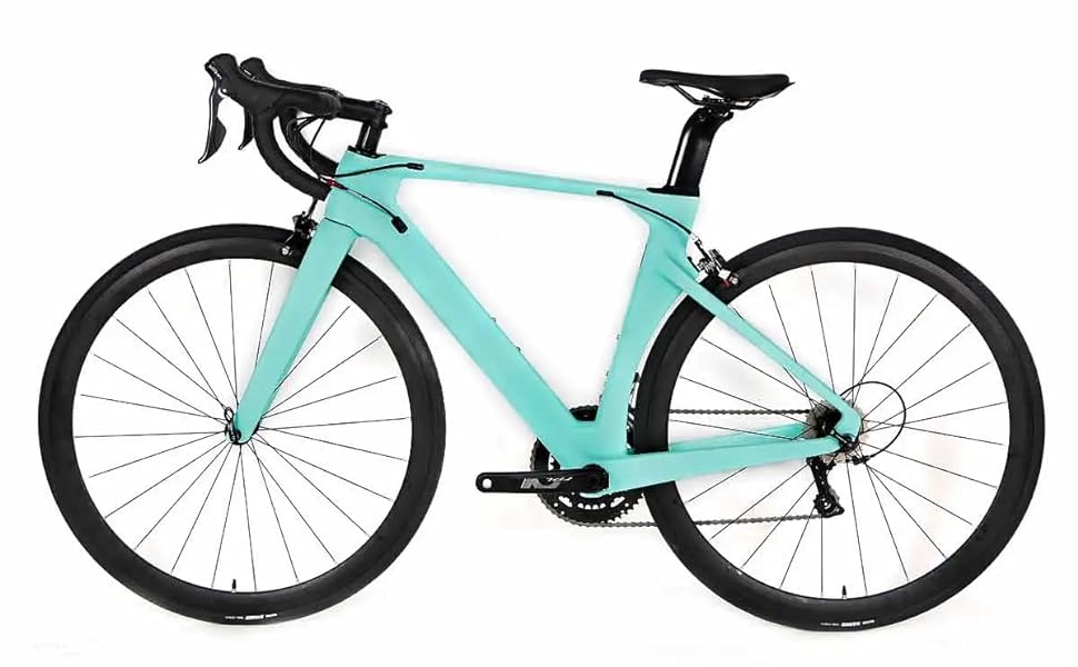 [Special Edition] Model H - Carbon frame road bike Shimano Sora 18s - Teal color